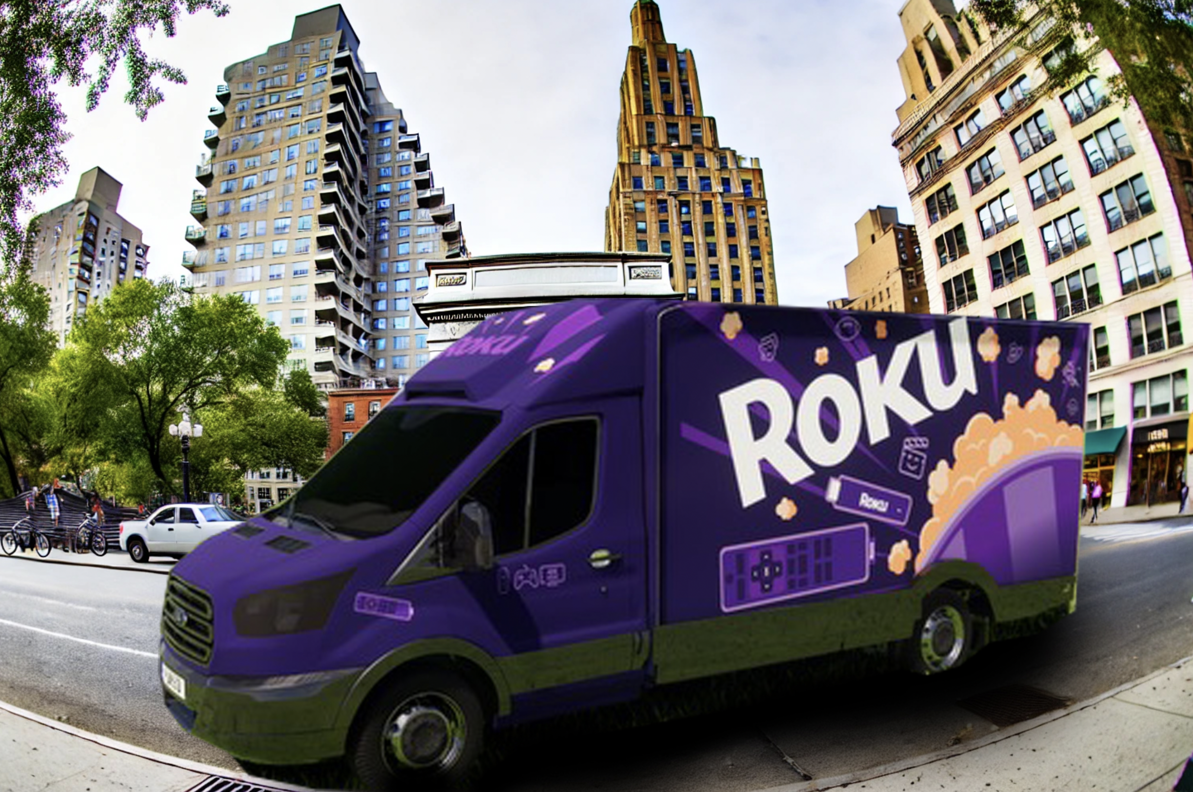 promotional van experiential vehicle design render